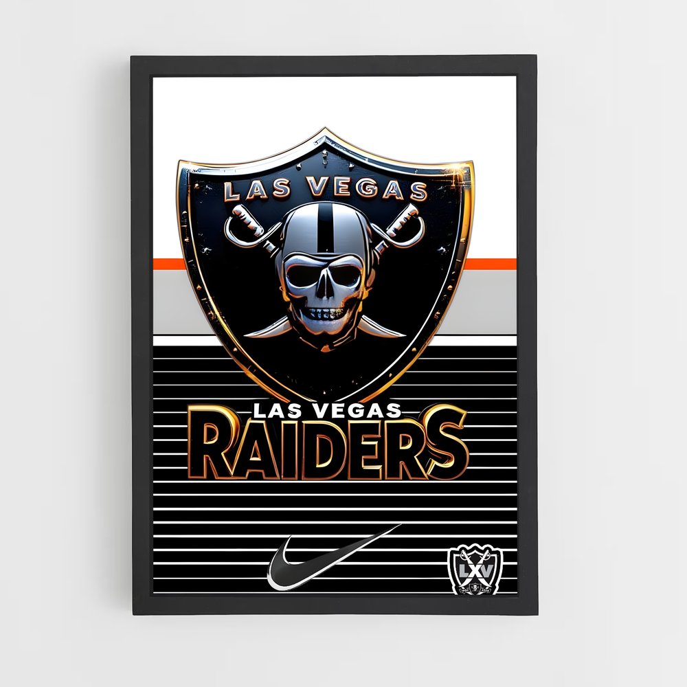 Poster Black & Silver Raiders (vue 2)